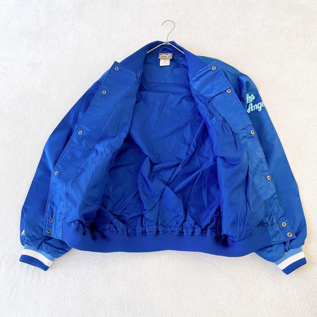 ★NBA LAKERS★スタジャン ボンバージャケット ビックサイズ 青 2XL