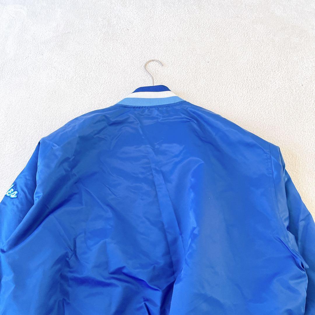 ★NBA LAKERS★スタジャン ボンバージャケット ビックサイズ 青 2XL