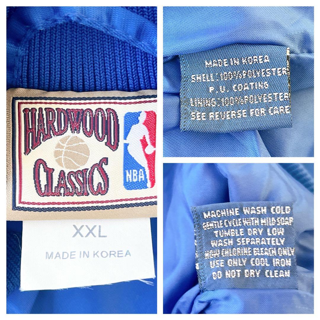 ★NBA LAKERS★スタジャン ボンバージャケット ビックサイズ 青 2XL