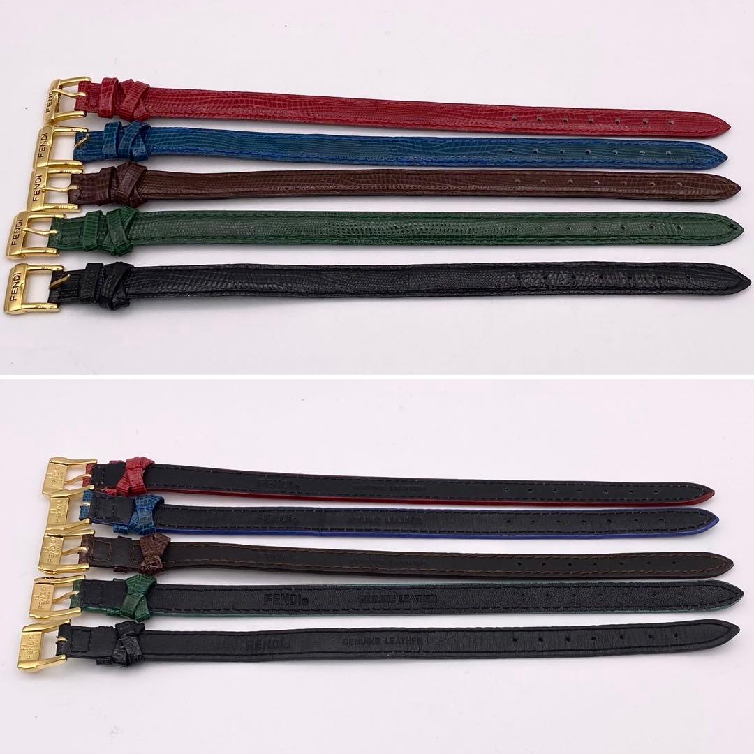 新品✨稼働 FENDI カメレオン チェンジベルト 5色 640L クォーツ