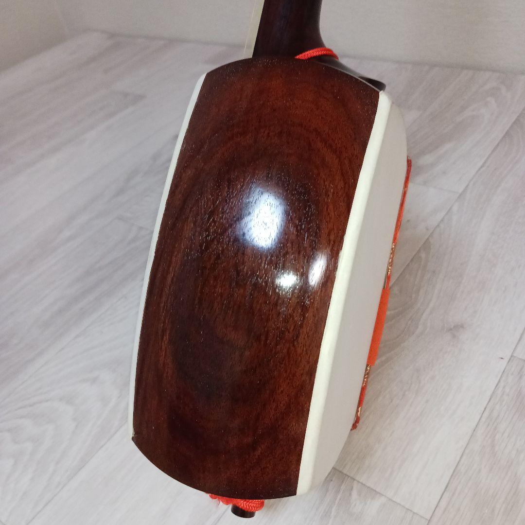 三味線 ケース付 紫檀 細棹 お稽古