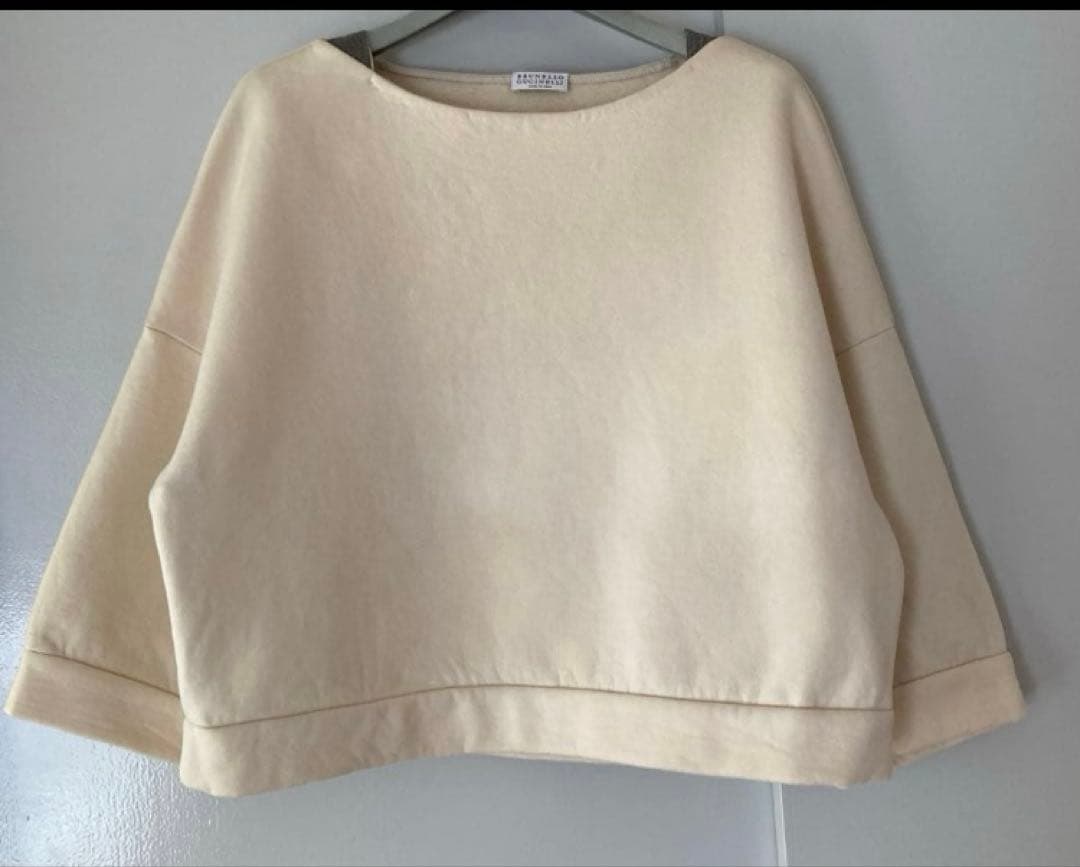 ブルネロクチネリ　カシミヤ　ウール　　モニーレ　厚手　暖かスウェット