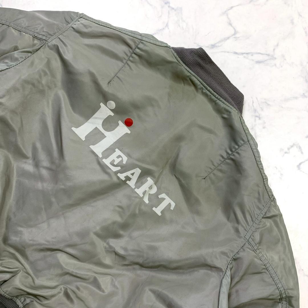 希少カラー★ 90s USA製 ALPHA MA-1 シルバー L　D925