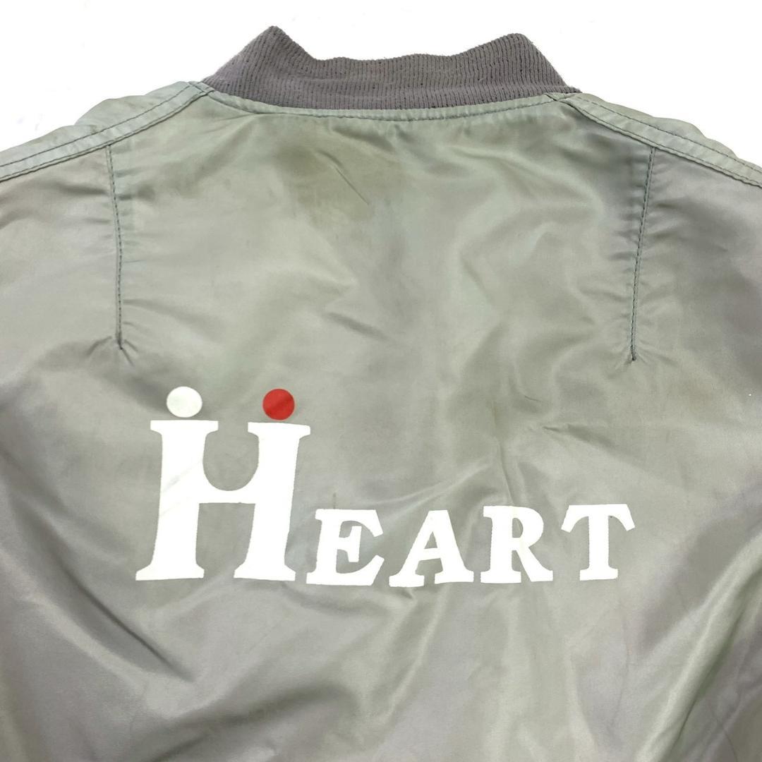 希少カラー★ 90s USA製 ALPHA MA-1 シルバー L　D925