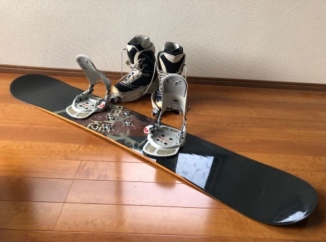 k2 スノーボードセット ビンディングとブーツ付き