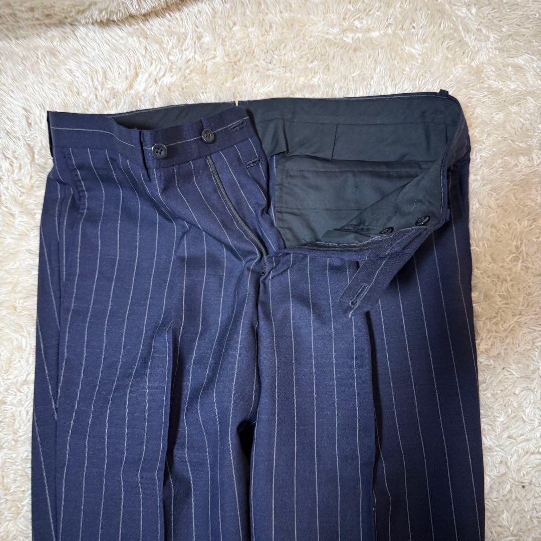 RINGJACKET リングヂャケット ストライプ スーツセットアップ ネイビー