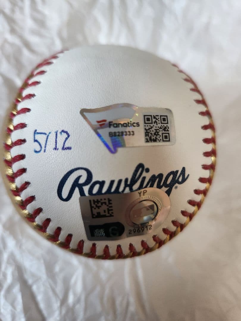 大谷翔平　2018ROY & 2021MVP　直筆サインボール【世界限定12個】