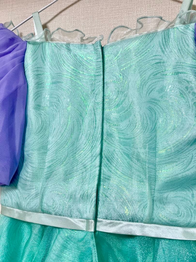 ビビディバビディブティック　アリエル　公式ドレス　ディズニーコスチューム　120