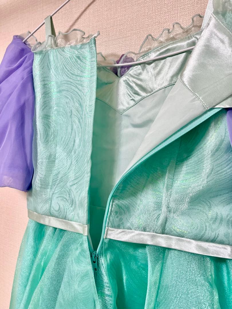 ビビディバビディブティック　アリエル　公式ドレス　ディズニーコスチューム　120