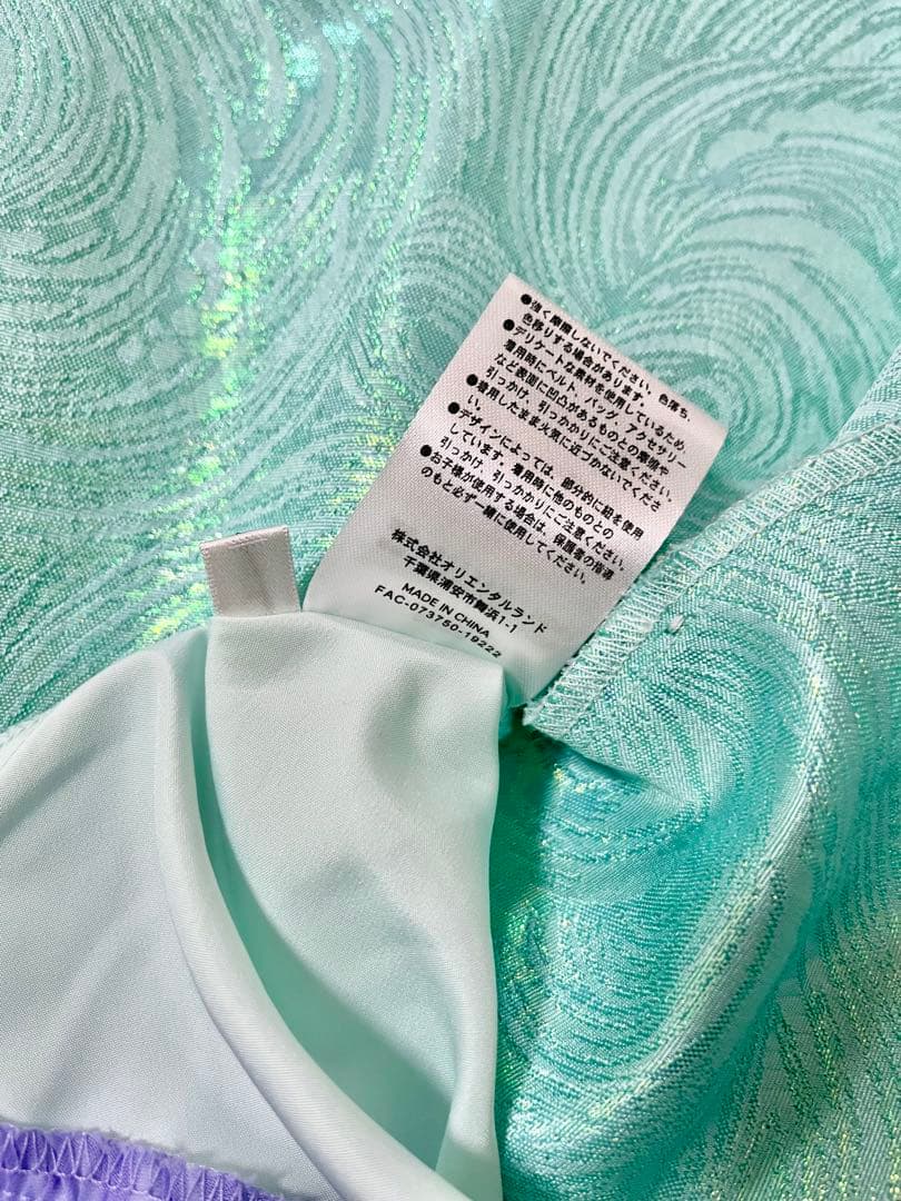 ビビディバビディブティック　アリエル　公式ドレス　ディズニーコスチューム　120