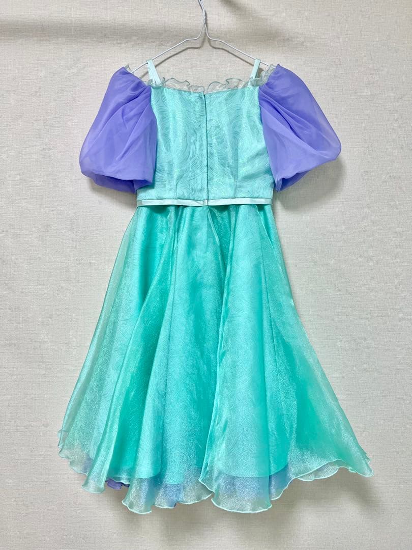 ビビディバビディブティック　アリエル　公式ドレス　ディズニーコスチューム　120