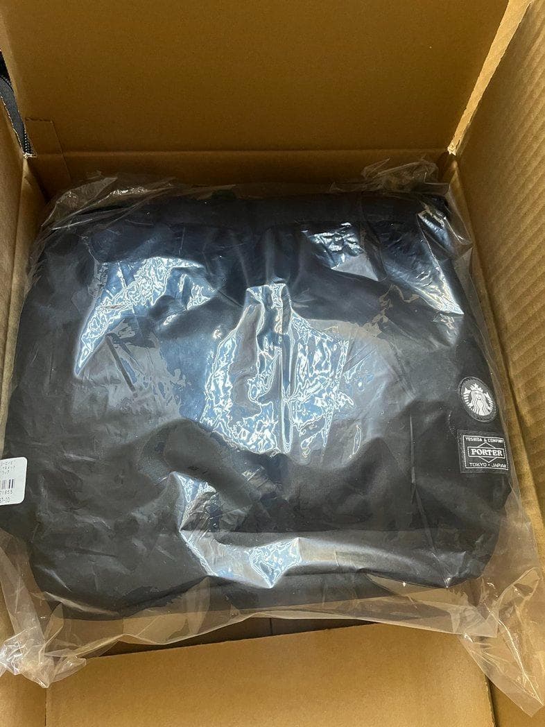 PORTER コーヒービーンシェイプ ヘルメットバッグ ブラック