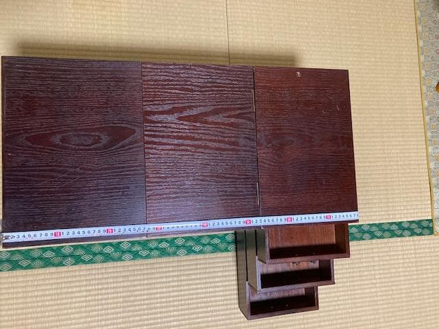 昭和レトロな木製折りたたみ座卓