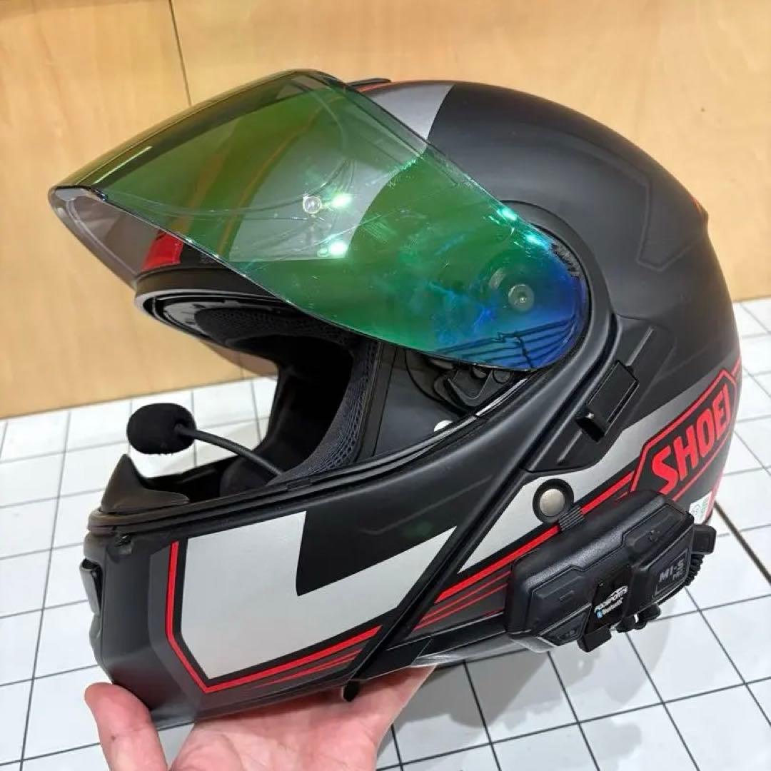 【格安美品】SHOEI システムヘルメット　 インカムM1-S pro^ ^