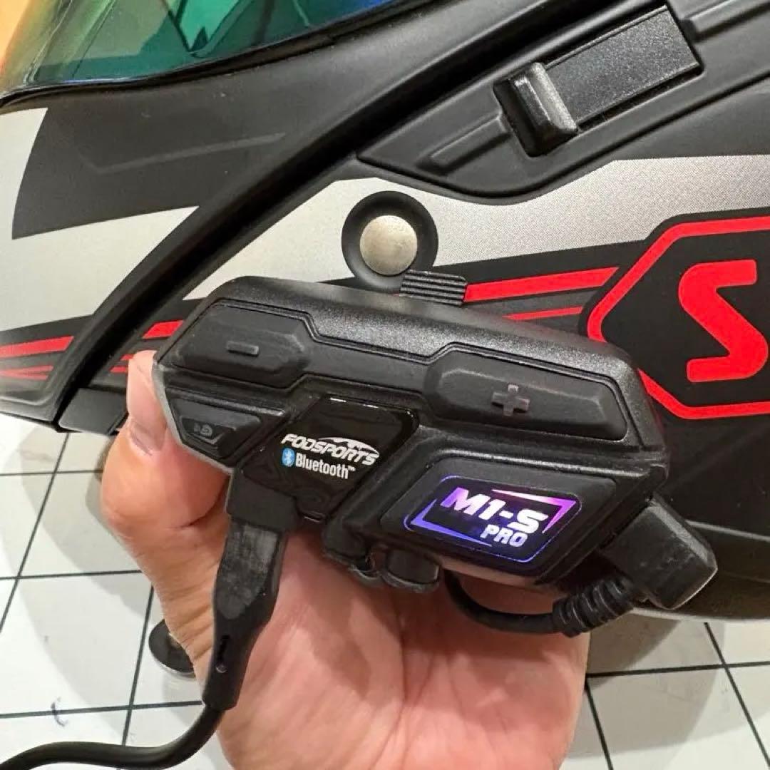 【格安美品】SHOEI システムヘルメット　 インカムM1-S pro^ ^