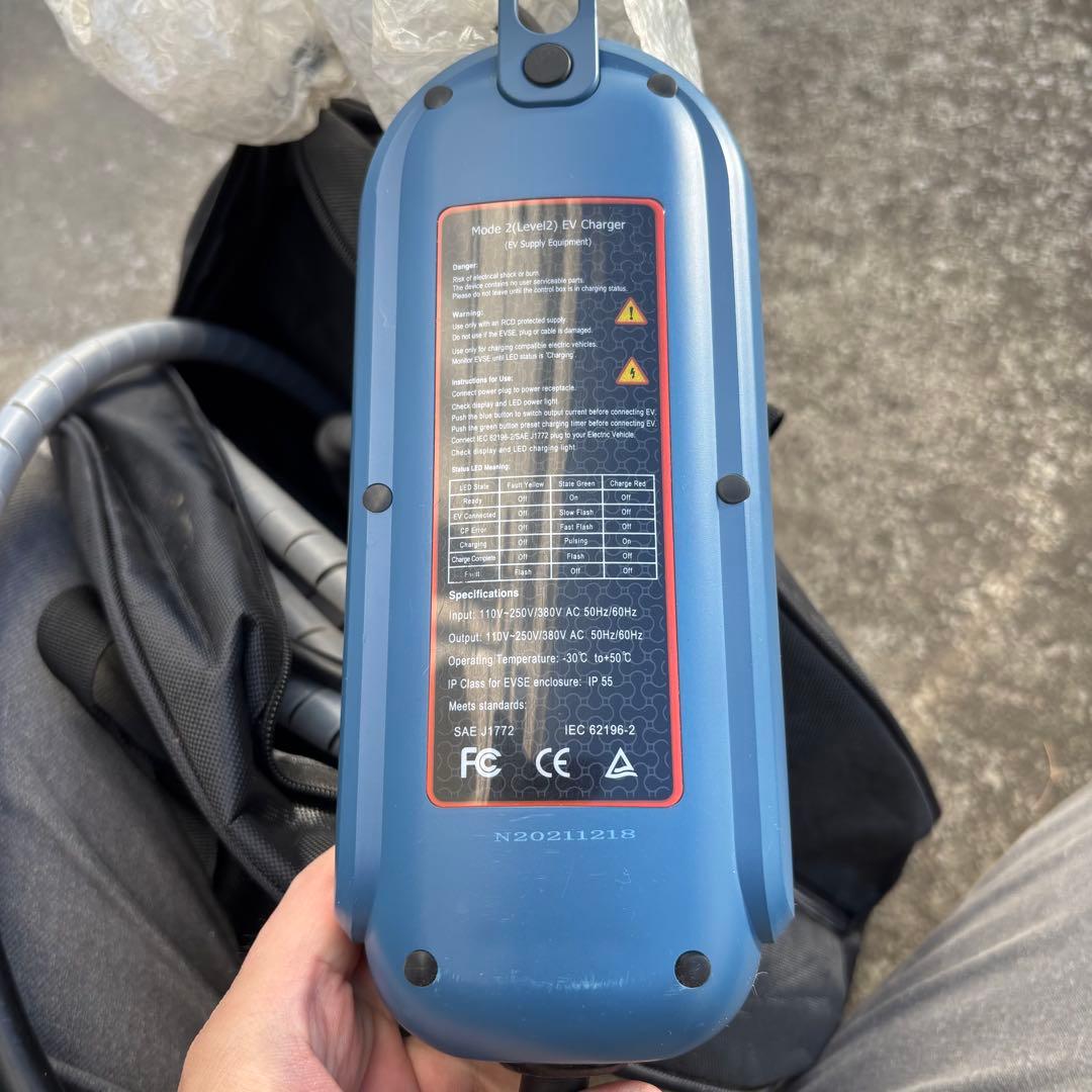 専用Qkcabo 電気自動車 充電ケーブル 100V-125V(PHEV/EV