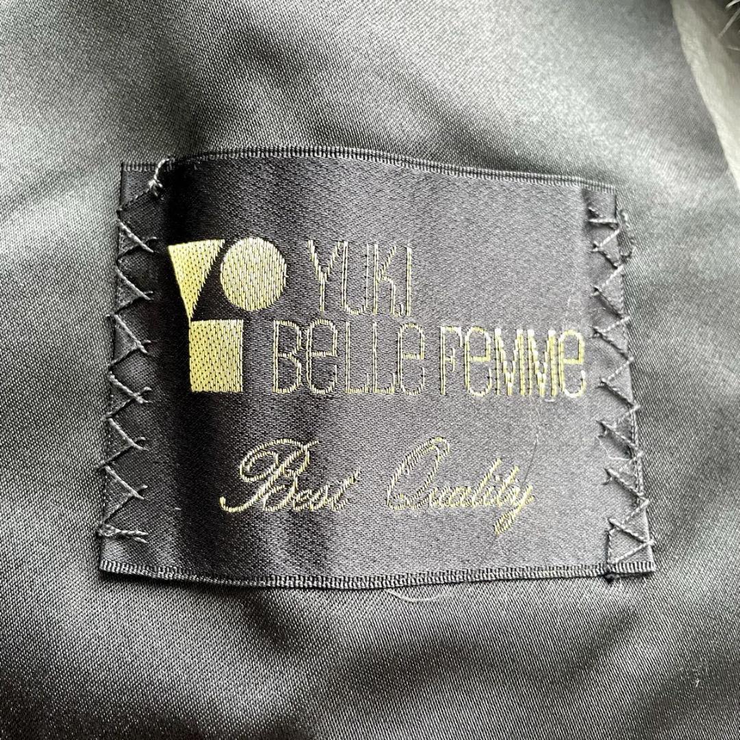 極肉厚◎/総78 染め/カラー フォックス ファーコート リアルファー 毛皮 L