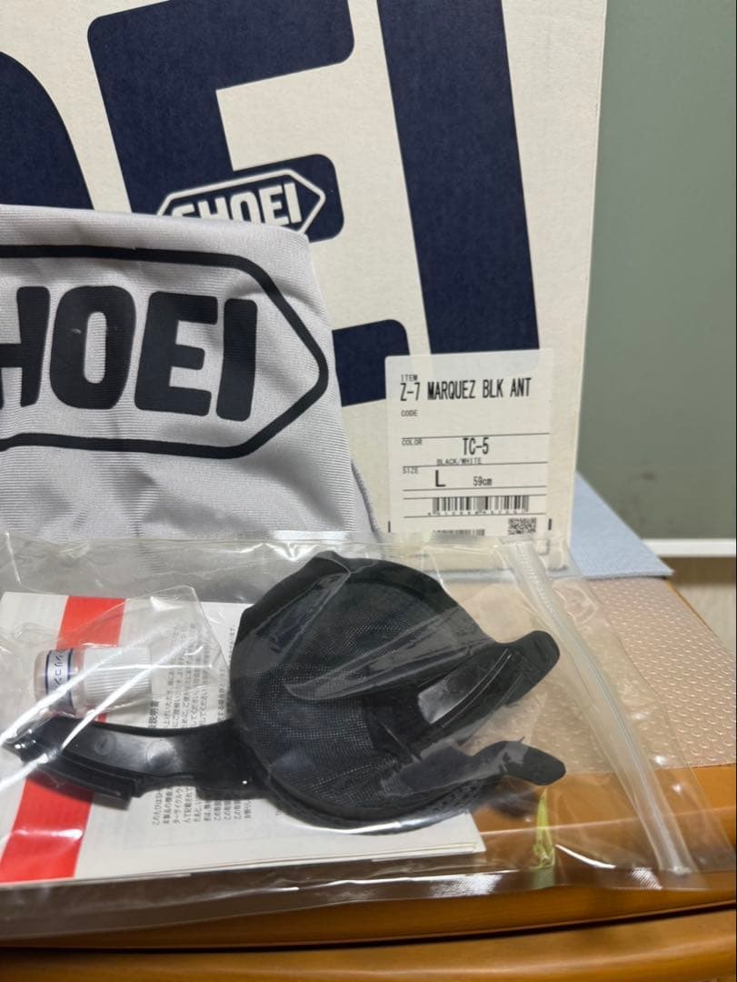 SHOEI マルケス ブラックアント Lサイズ