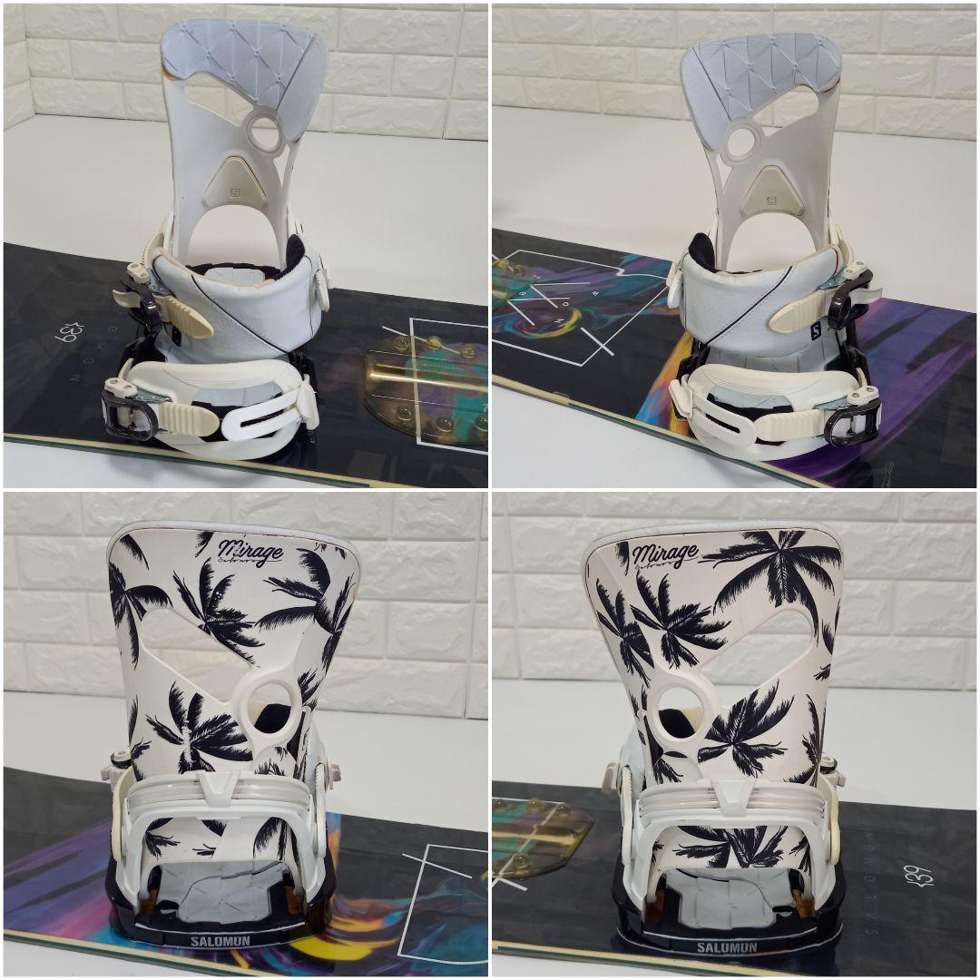 サロモン 2点セット スノーボード WONDER 139 バイン MIRAGE