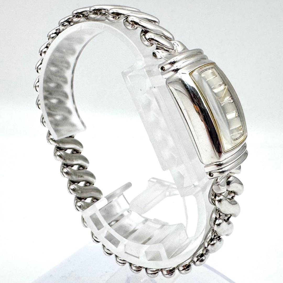 希少 極美品 電池交換済 ハミルトン ベントン 6247 蛇腹ブレス シルバー