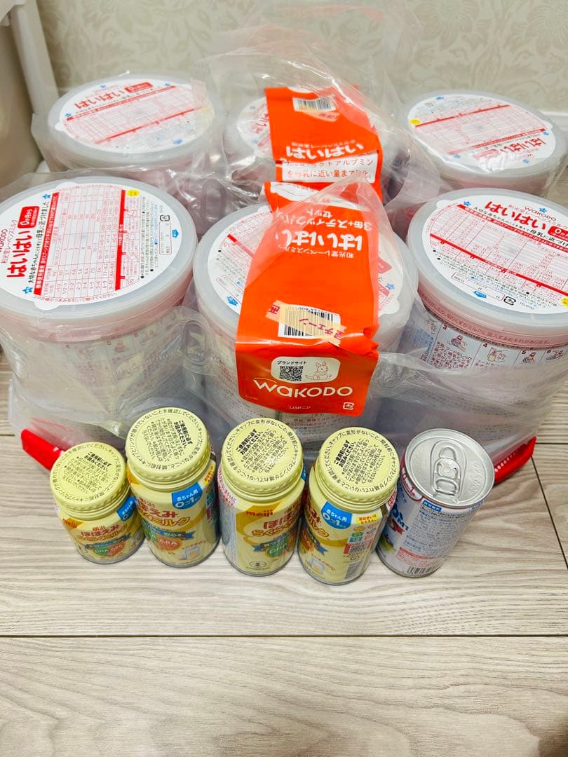 か*な様 和光堂 はいはい粉ミルク 6缶セット＋液体ミルク