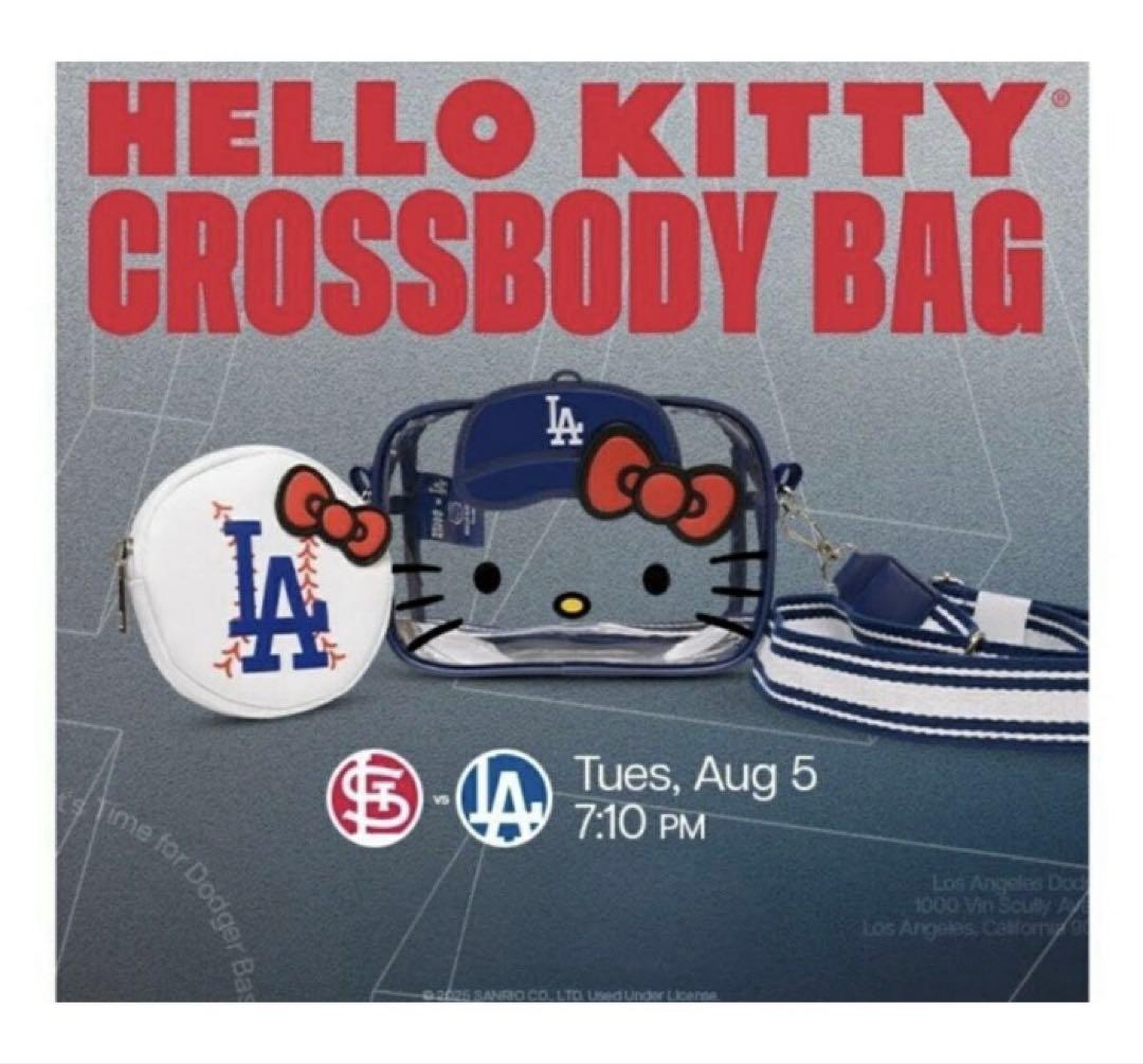 ドジャース ハローキティ クロスボディバック