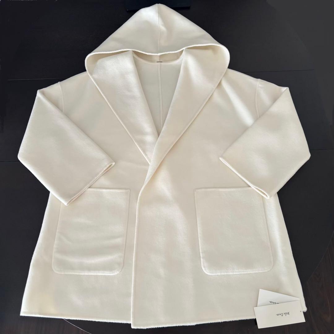 【Mila Owen】ミラオーウェン ハーフ丈 フードリバーコート