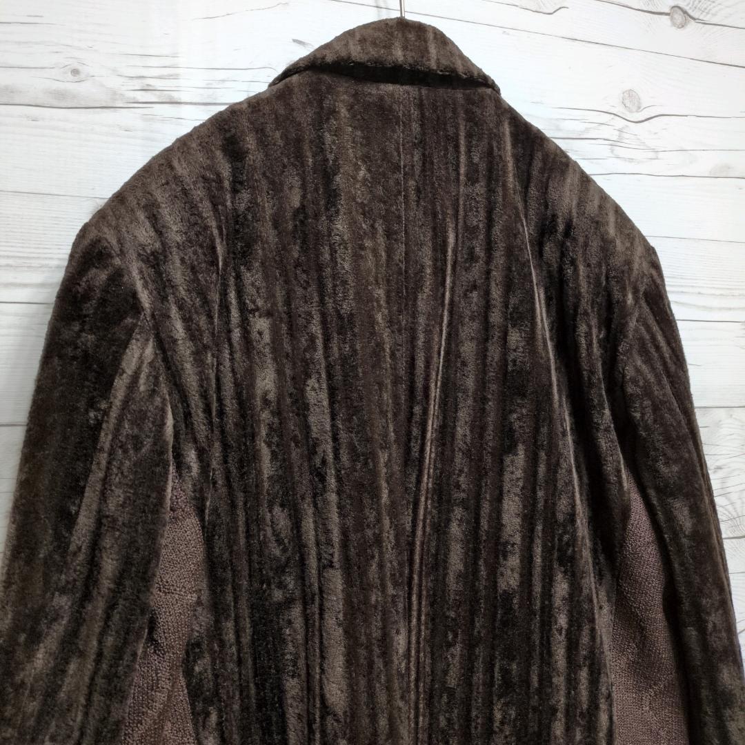 ✨美品✨セットアップ　コーデュロイ調　ニット　奇抜デザイン　カジュアル　おしゃれ