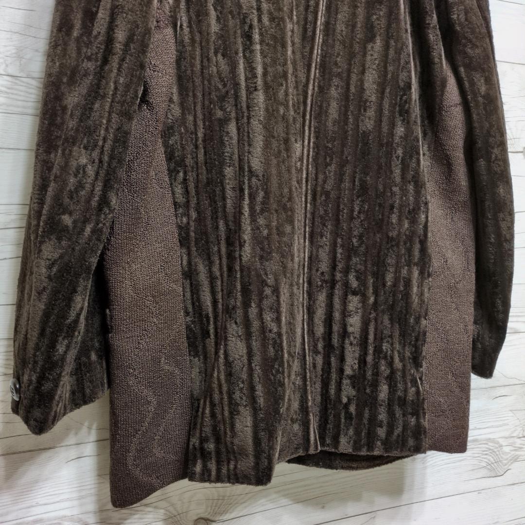 ✨美品✨セットアップ　コーデュロイ調　ニット　奇抜デザイン　カジュアル　おしゃれ