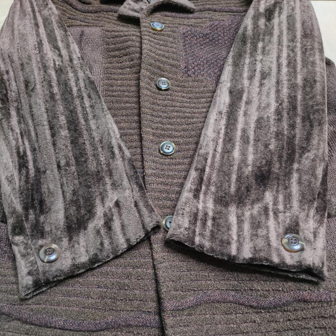 ✨美品✨セットアップ　コーデュロイ調　ニット　奇抜デザイン　カジュアル　おしゃれ