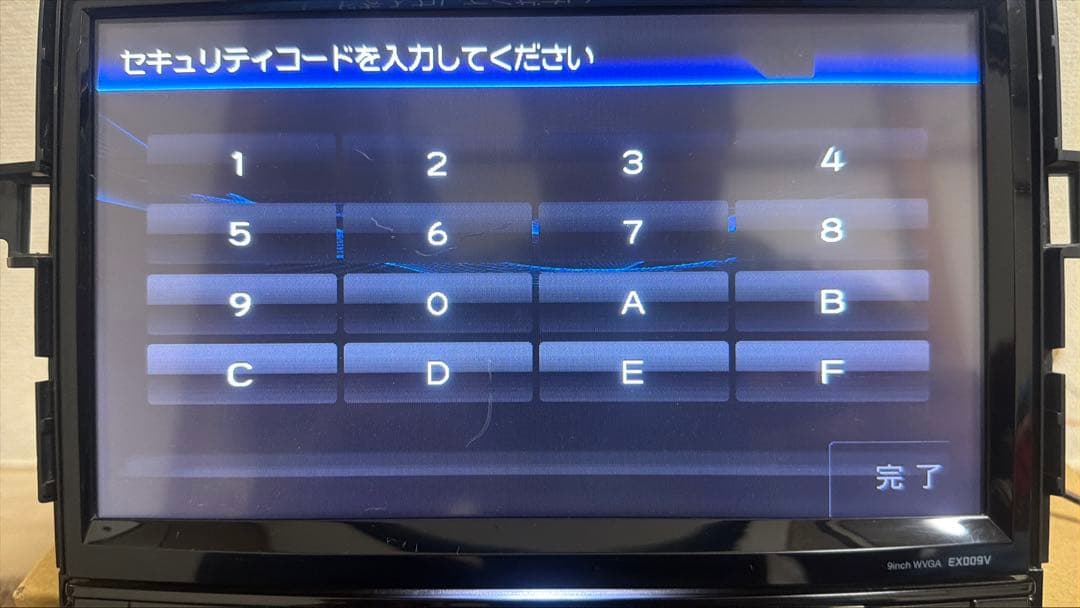 Alpine EX009V-AV ALPHARD専用カーナビ