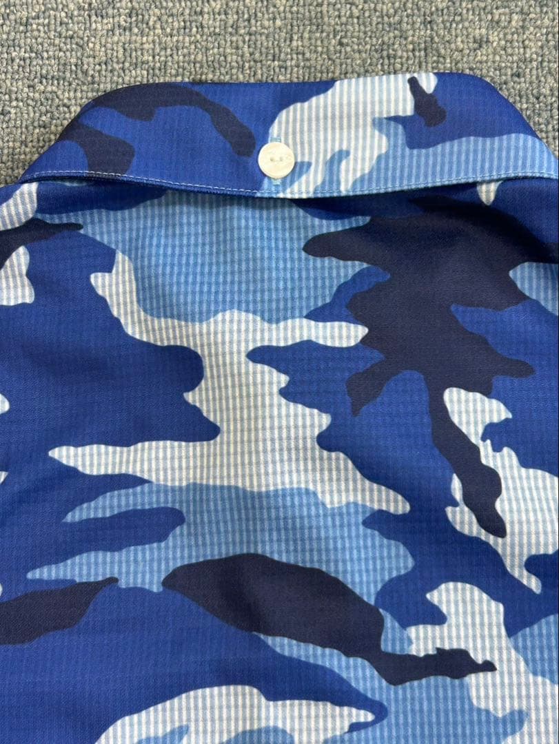 ダンスウィズドラゴン　レーディス　ウエア　スカートパンツ　ブルー迷彩柄　セットM