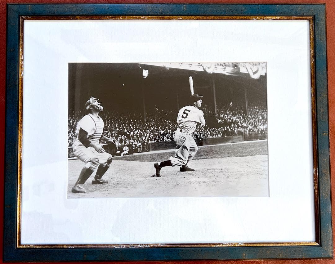 ジョーディマジオ 直筆サイン入り フォトフレーム　ニューヨークヤンキース