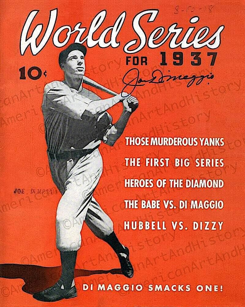 ジョーディマジオ 直筆サイン入り フォトフレーム　ニューヨークヤンキース