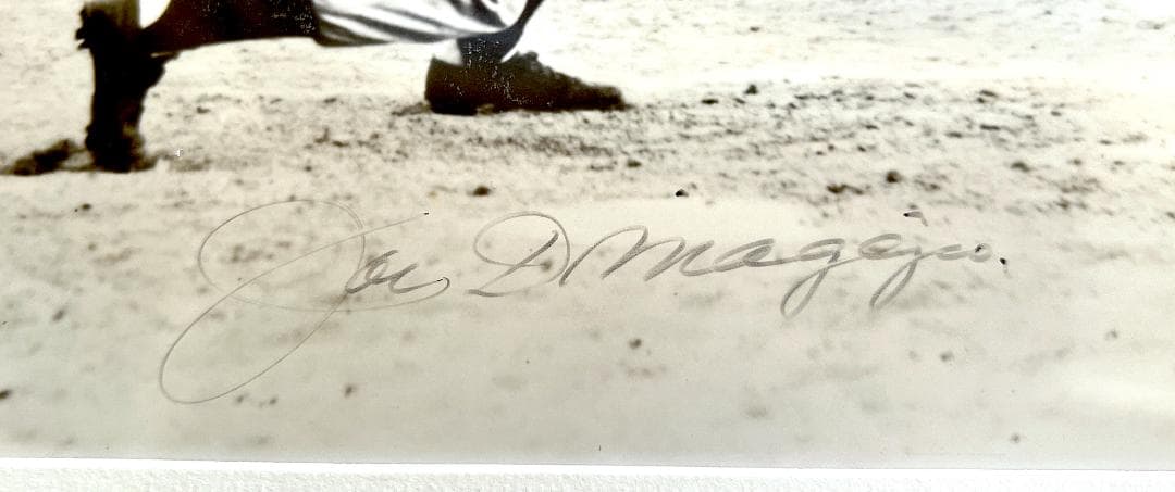 ジョーディマジオ 直筆サイン入り フォトフレーム　ニューヨークヤンキース