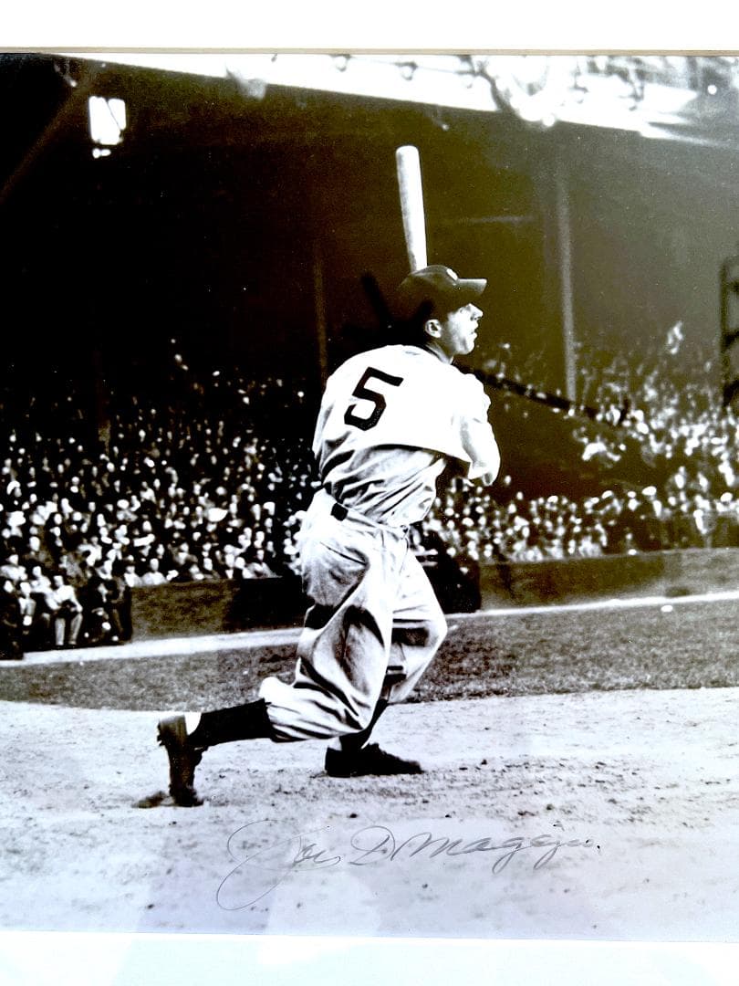 ジョーディマジオ 直筆サイン入り フォトフレーム　ニューヨークヤンキース