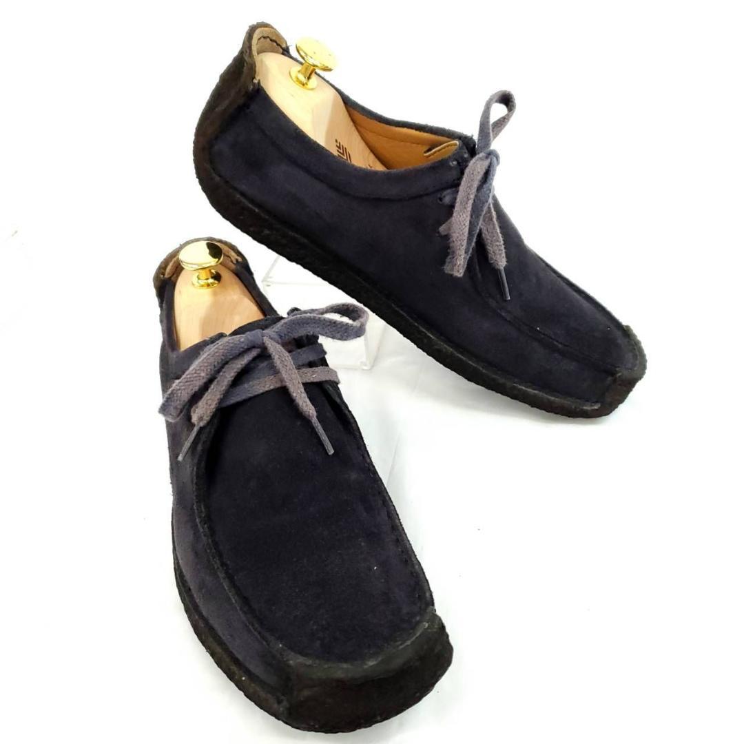 クラークスオリジナルズ　ナタリー　スエード　ブラック　モカシン　UK6.5