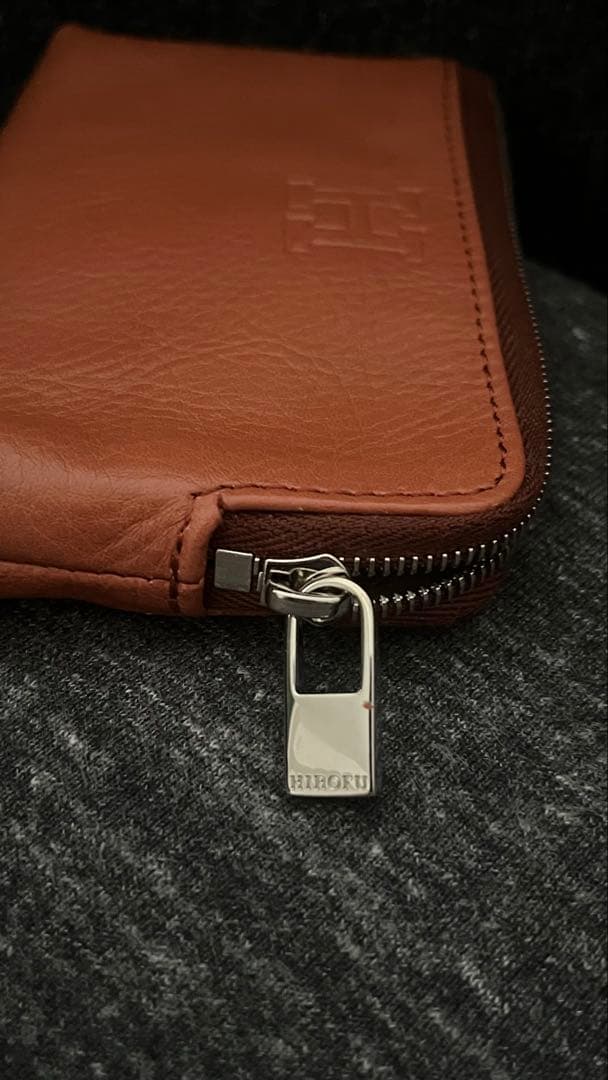 HIROFU ヒロフ　ポーチ型　キーケース　キーリング付き