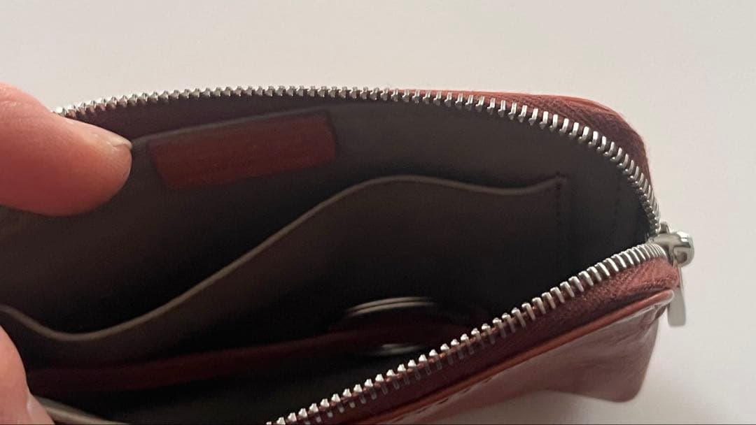 HIROFU ヒロフ　ポーチ型　キーケース　キーリング付き