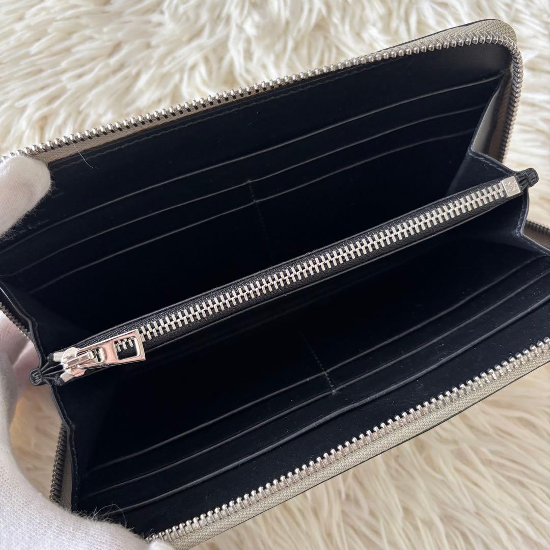【美品✨】 LOEWE ロエベ 長財布 ラウンドファスナー リピート アナグラム