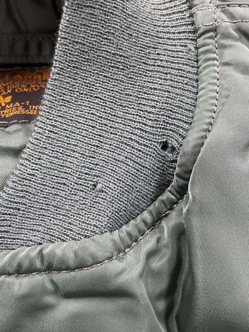 90s ALPHA社 USA製 MA-1 1stModel 復刻 Vintage