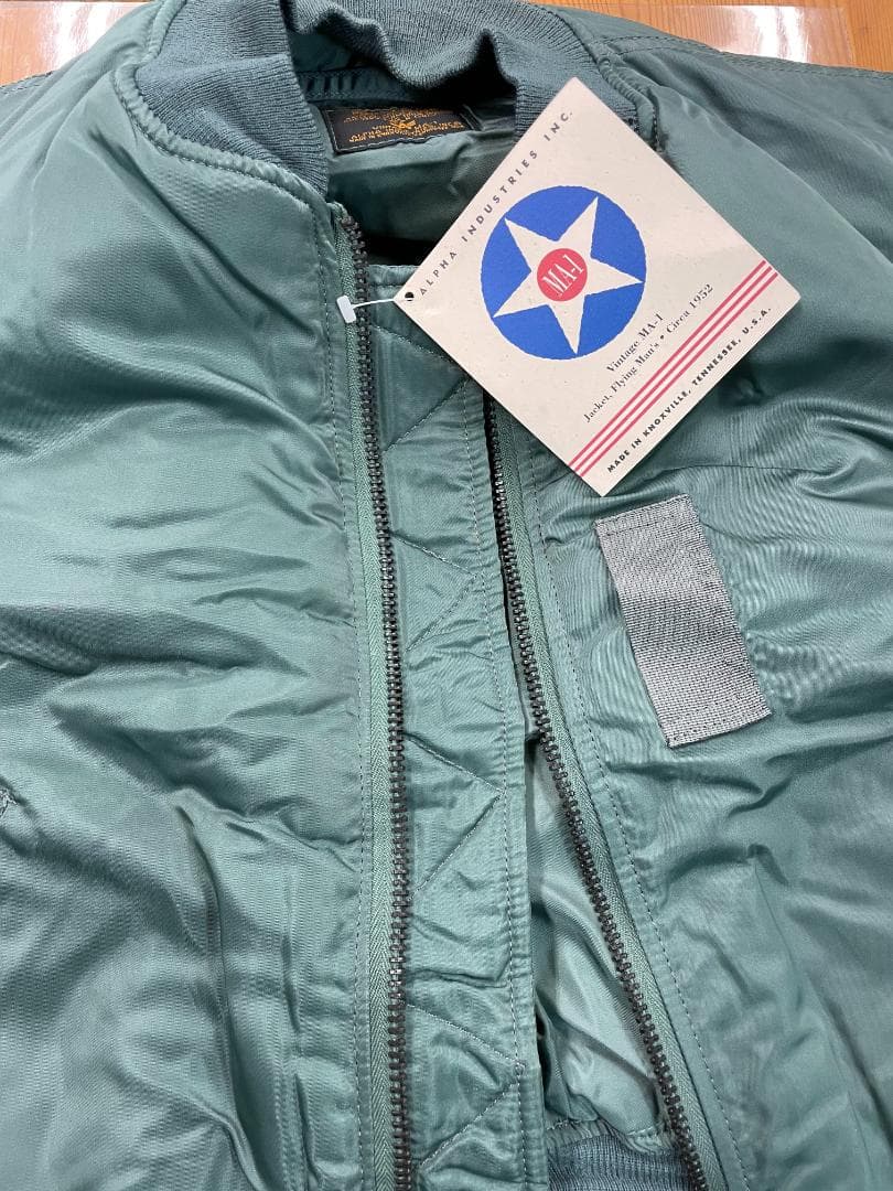 90s ALPHA社 USA製 MA-1 1stModel 復刻 Vintage