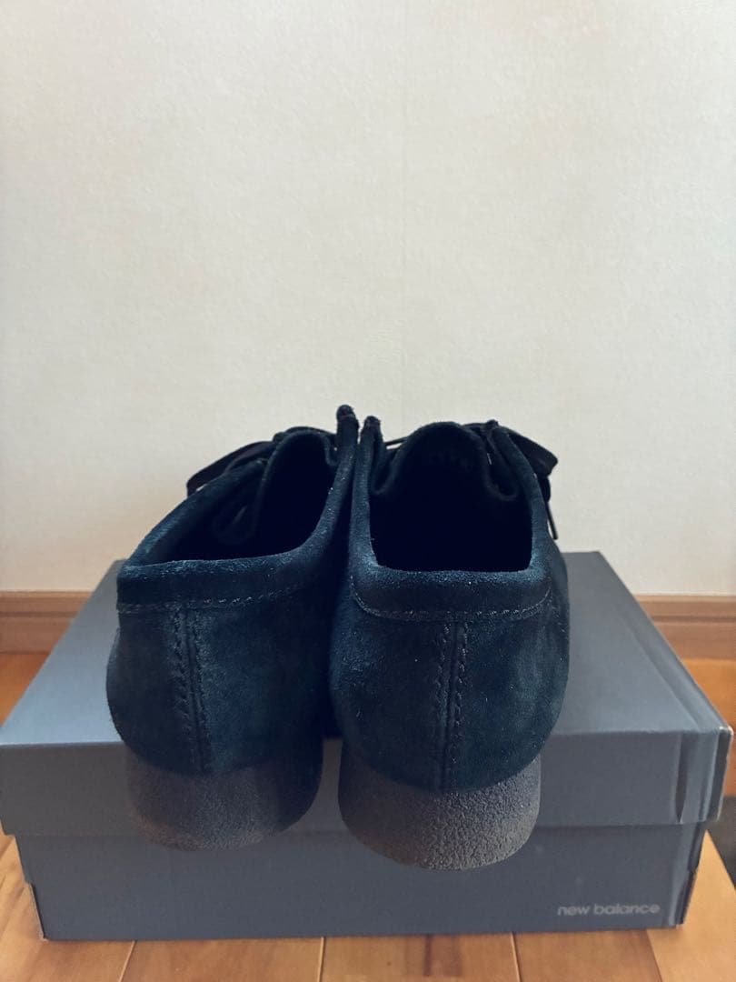 クラークス　ワラビーEVO　黒　29cm