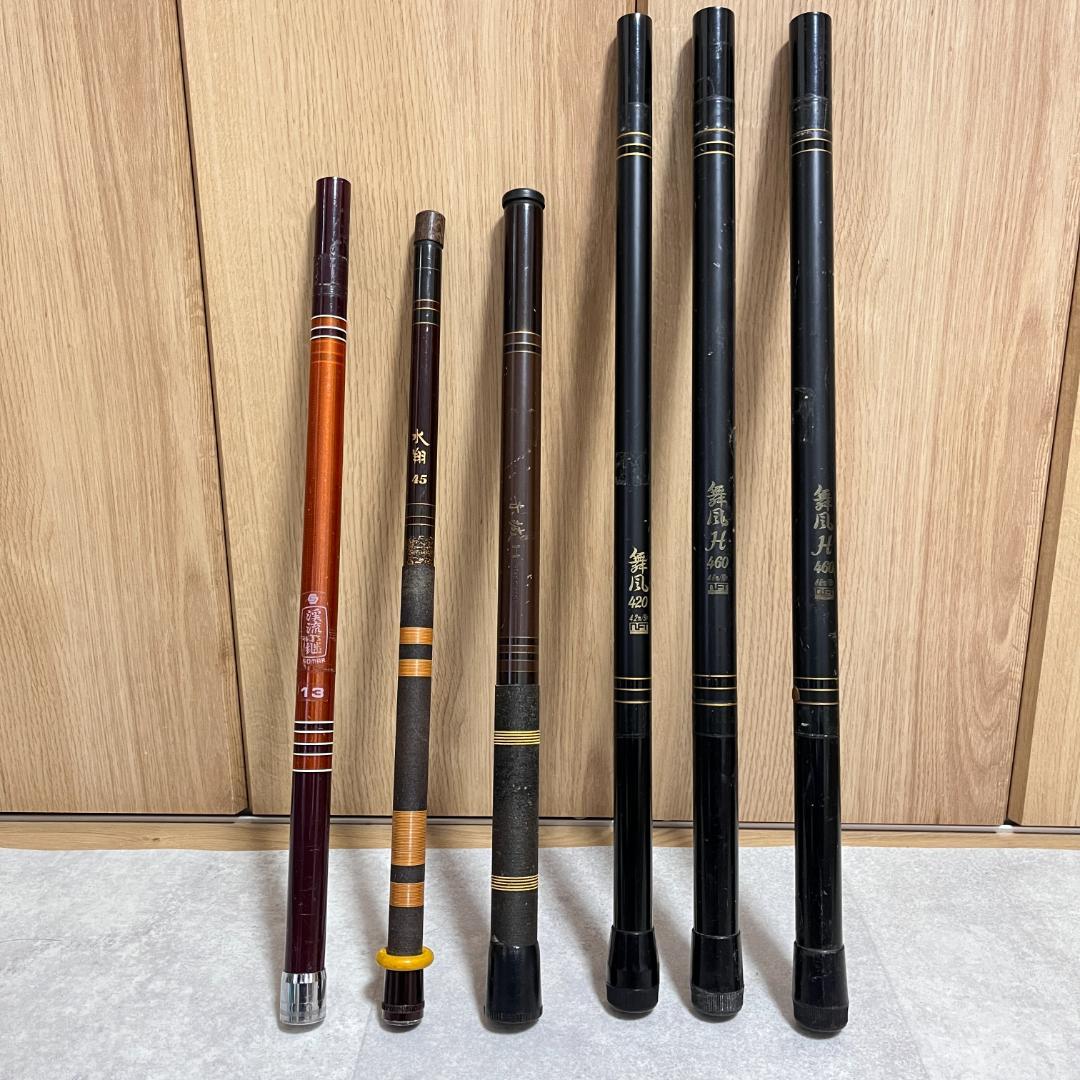 渓流　ヘラブナ　釣竿6本まとめ売り