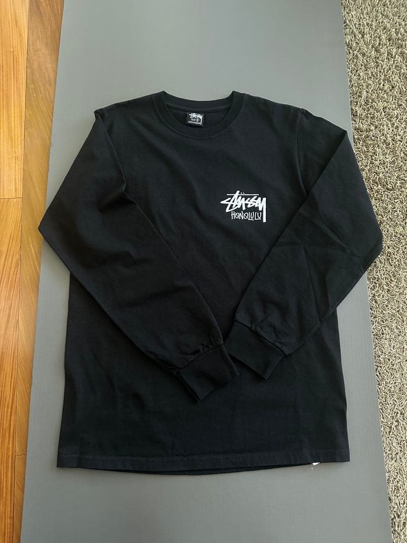 Stussy ホノルル限定　ブラック ロングスリーブカットソー