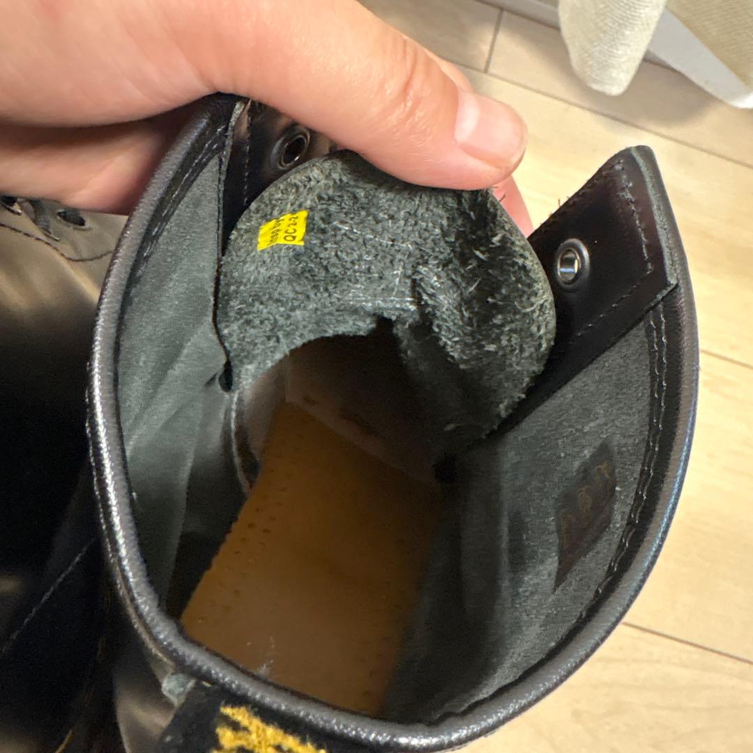 Dr. Martens ブラックレザー ハイカットブーツ　27㎝