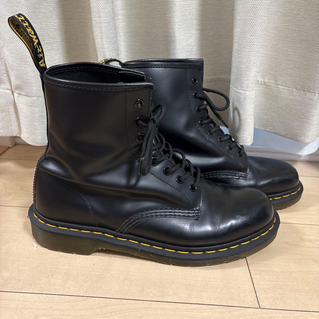 Dr. Martens ブラックレザー ハイカットブーツ　27㎝