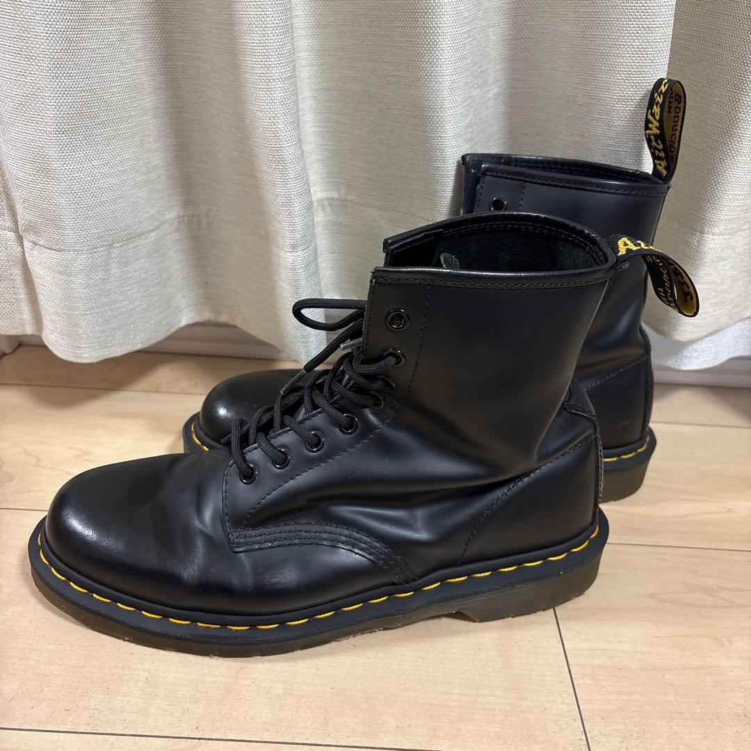 Dr. Martens ブラックレザー ハイカットブーツ　27㎝