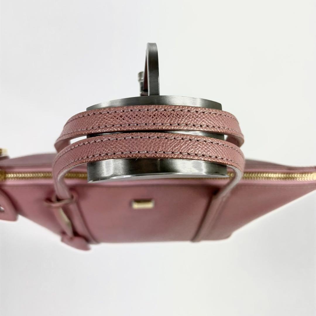 現行モデル　ドルチェアンドガッバーナ　トートバッグ　ピンク　サフィアーノレザー