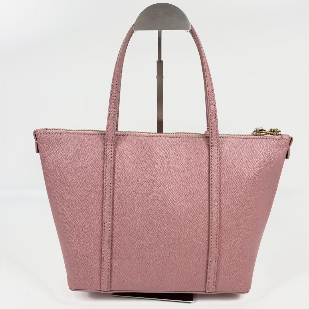 現行モデル　ドルチェアンドガッバーナ　トートバッグ　ピンク　サフィアーノレザー
